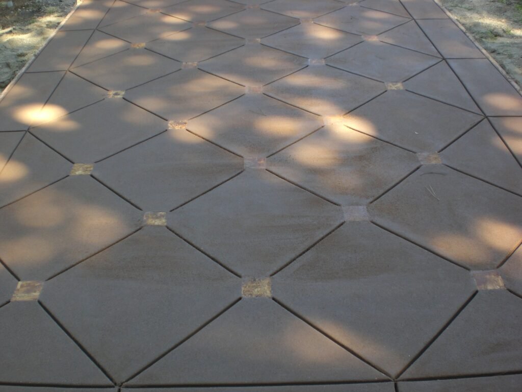 Finished decorative concrete surface, Las Vegas NV
