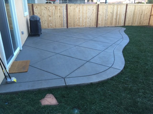 Unique decorative concrete pattern design, Las Vegas NV