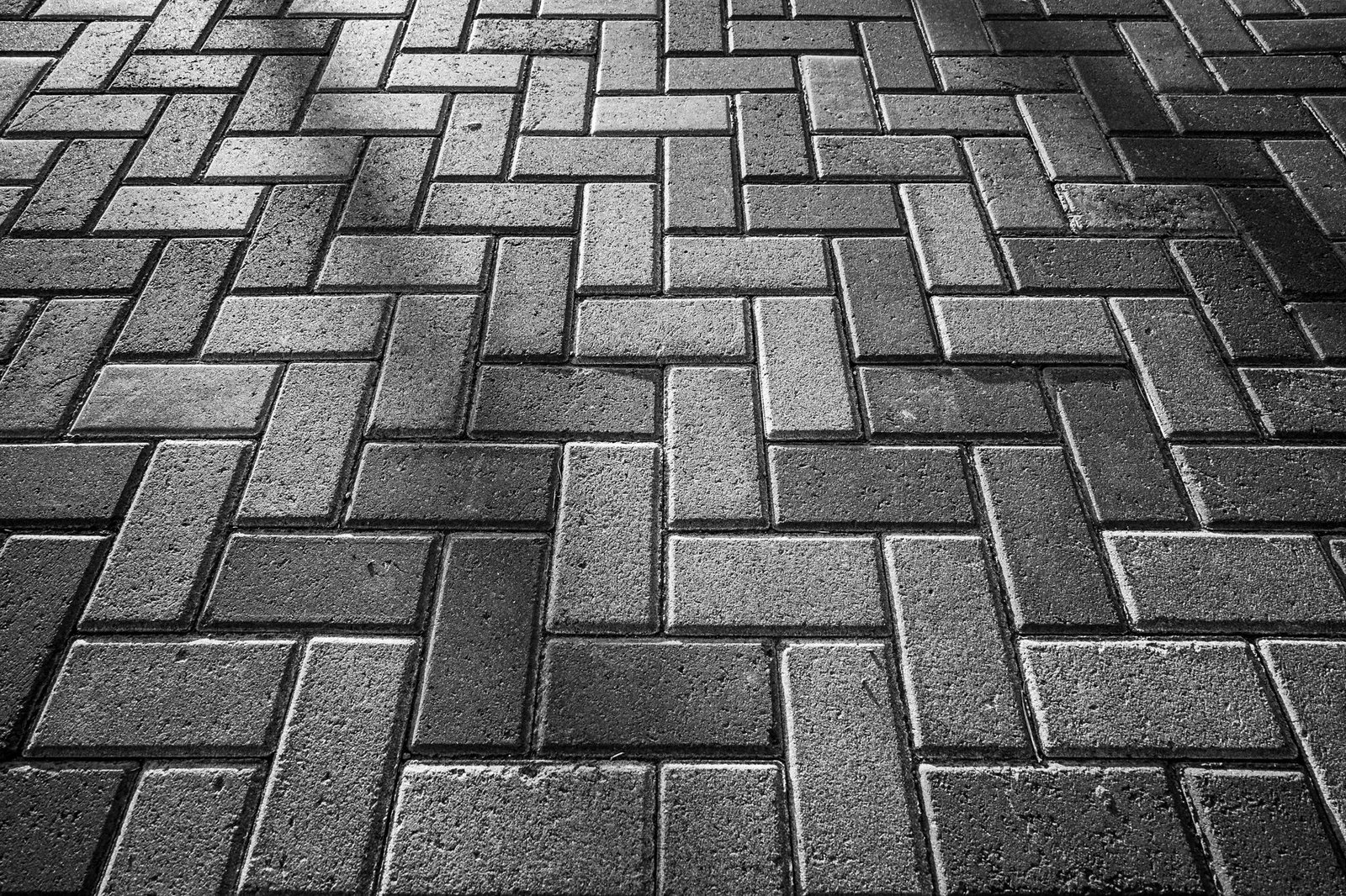 Stamped concrete herringbone pattern surface in Las Vegas, NV